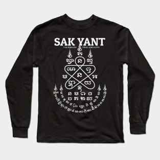 Sak Yant Muay Thai Tattoo Long Sleeve T-Shirt